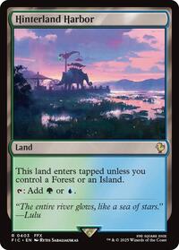 Hinterland Harbor (Surge Foil), Commander: FINAL FANTASY