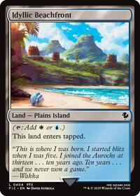 Idyllic Beachfront (Surge Foil), Commander: FINAL FANTASY