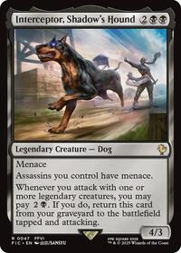 Interceptor, Shadow's Hound (Surge Foil), Commander: FINAL FANTASY