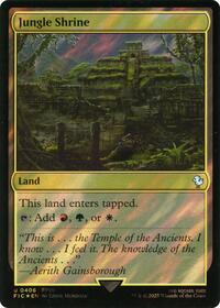 Jungle Shrine (Surge Foil), Commander: FINAL FANTASY