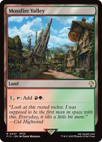 Mossfire Valley (Surge Foil), Commander: FINAL FANTASY