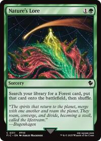 Nature's Lore (Surge Foil), Commander: FINAL FANTASY