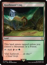Rootbound Crag (Surge Foil), Commander: FINAL FANTASY