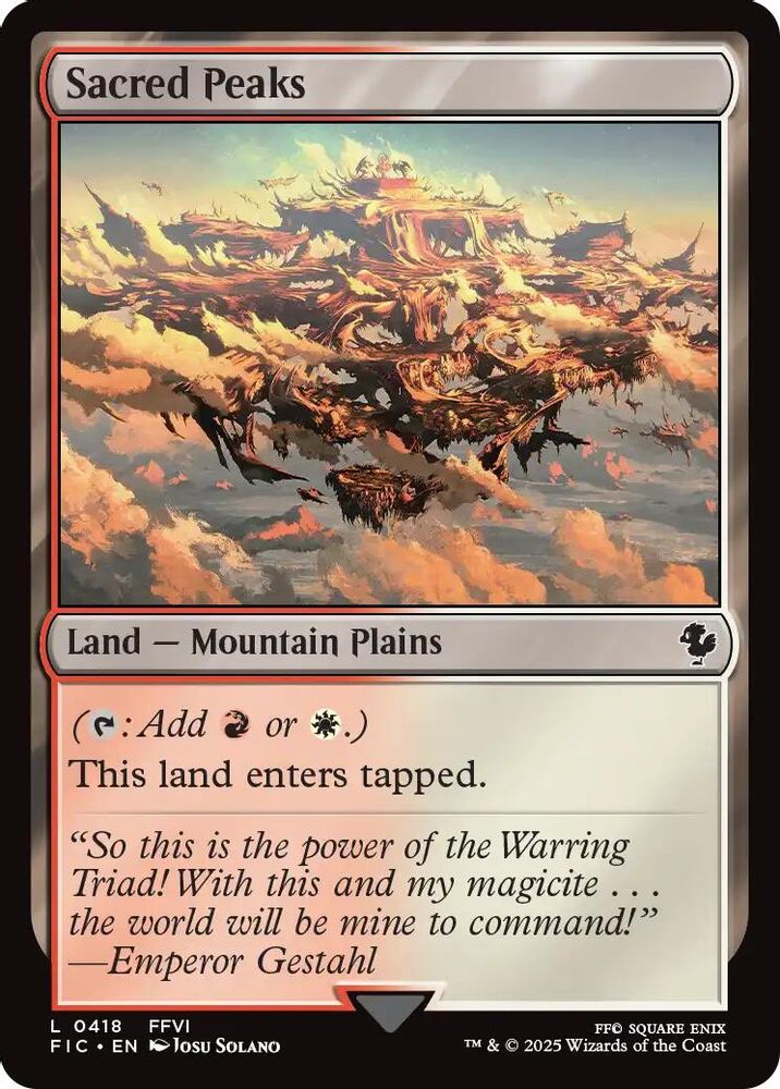 Sacred Peaks Surge Foil