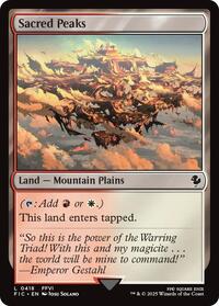 Sacred Peaks (Surge Foil), Commander: FINAL FANTASY