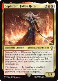 Sephiroth, Fallen Hero (Surge Foil), Commander: FINAL FANTASY