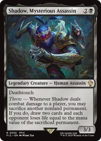 Shadow, Mysterious Assassin (Surge Foil), Commander: FINAL FANTASY
