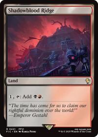 Shadowblood Ridge (Surge Foil), Commander: FINAL FANTASY