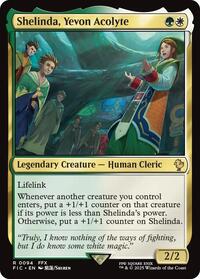 Shelinda, Yevon Acolyte (Surge Foil), Commander: FINAL FANTASY