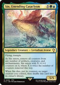 Sin, Unending Cataclysm (Surge Foil), Commander: FINAL FANTASY