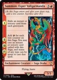 Summon: Esper Valigarmanda (Surge Foil), Commander: FINAL FANTASY