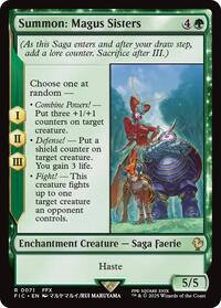 Summon: Magus Sisters (Surge Foil), Commander: FINAL FANTASY