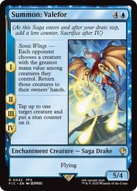 Summon: Valefor (Surge Foil), Commander: FINAL FANTASY
