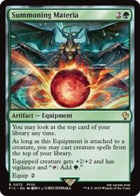 Summoning Materia (Surge Foil), Commander: FINAL FANTASY