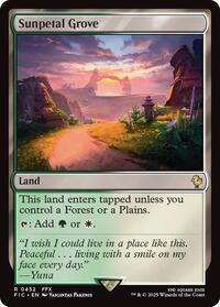 Sunpetal Grove (Surge Foil), Commander: FINAL FANTASY