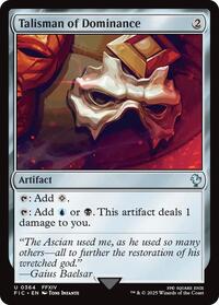 Talisman of Dominance (Surge Foil), Commander: FINAL FANTASY
