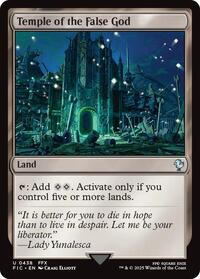 Temple of the False God (Surge Foil), Commander: FINAL FANTASY