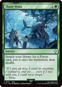 Three Visits (Surge Foil), Commander: FINAL FANTASY