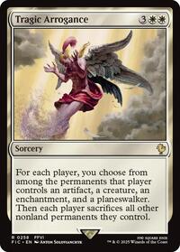 Tragic Arrogance (Surge Foil), Commander: FINAL FANTASY