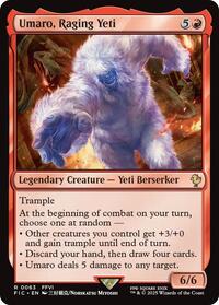 Umaro, Raging Yeti (Surge Foil), Commander: FINAL FANTASY
