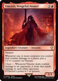 Vincent, Vengeful Atoner (Surge Foil), Commander: FINAL FANTASY
