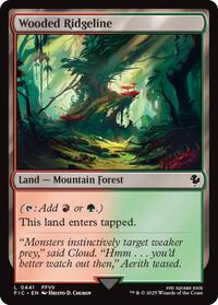 Wooded Ridgeline (Surge Foil), Commander: FINAL FANTASY