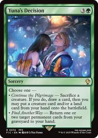 Yuna's Decision (Surge Foil), Commander: FINAL FANTASY