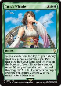 Yuna's Whistle (Surge Foil), Commander: FINAL FANTASY