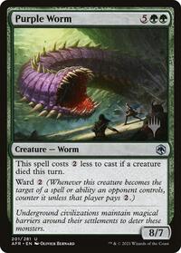 Purple Worm, Promo Pack: Adventures in the Forgotten Realms