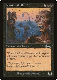 Rank and File, Urza's Legacy