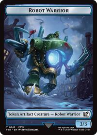 Robot Warrior // Copy (0001) Double-Sided Token, FINAL FANTASY
