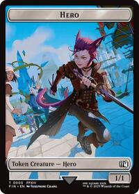 Hero (0003) // Hero (0009) Double-Sided Token, FINAL FANTASY