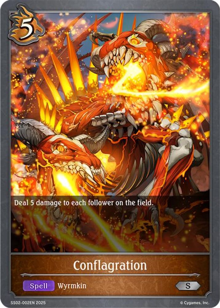 Conflagration, Standard, front