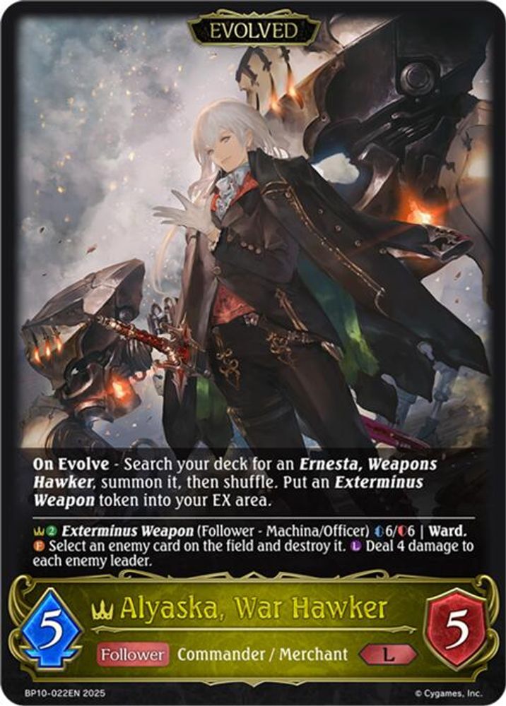 Alyaska, War Hawker (Evolved), Standard, front