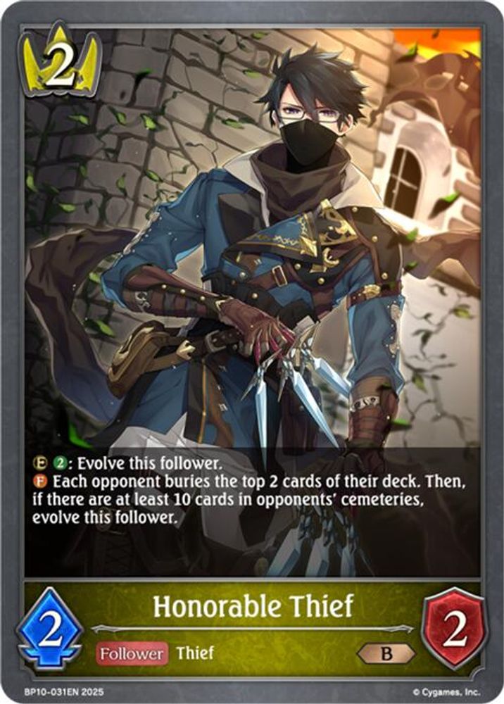 Honorable Thief, Standard, front