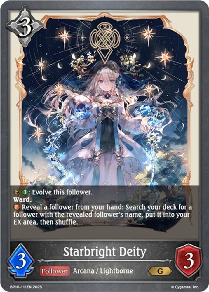 Starbright Deity, Standard, front