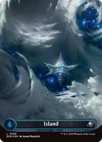 Island (0368) (Borderless) (Galaxy Foil), Edge of Eternities
