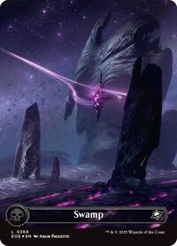 Swamp (0369) (Borderless) (Galaxy Foil), Edge of Eternities