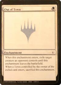 Out of Town, Un-Known Event Playtest Cards