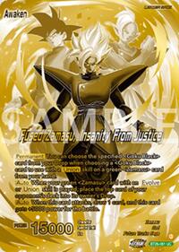 Zamasu // Fused Zamasu, Insanity From Justice (Championship Golden Card 2025 Vol.2)