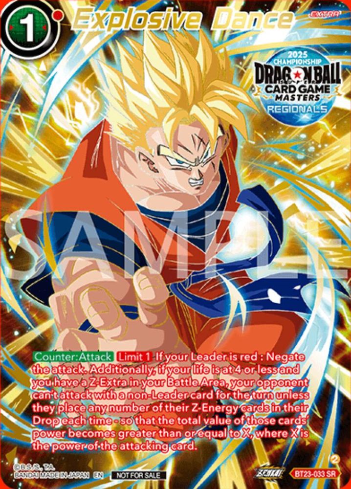 Explosive Dance (Alt-Art Card), Foil, front