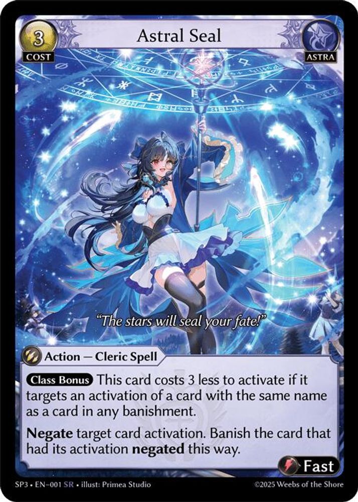 Astral Seal, Standard, front
