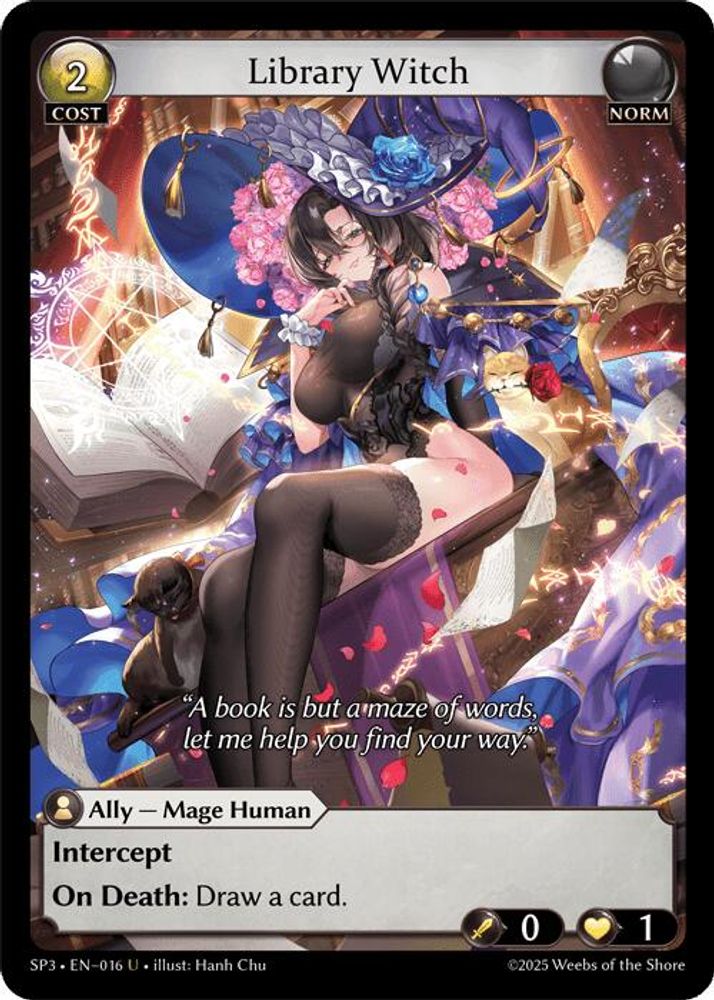 Library Witch, Standard, front