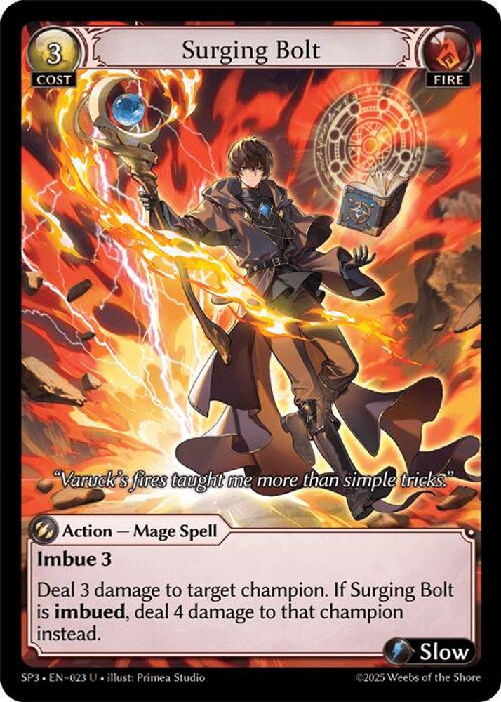 Surging Bolt, Standard, front