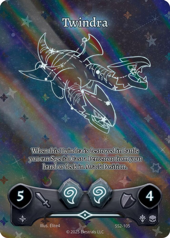 Twindra, Holo, front