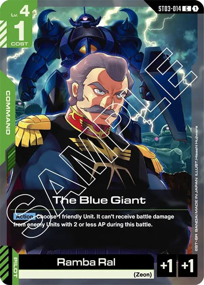 The Blue Giant, Standard, front