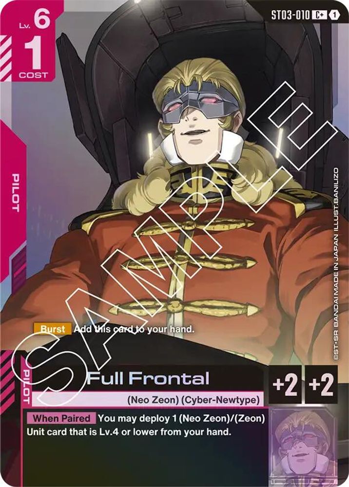 Full Frontal (C+), Foil, front