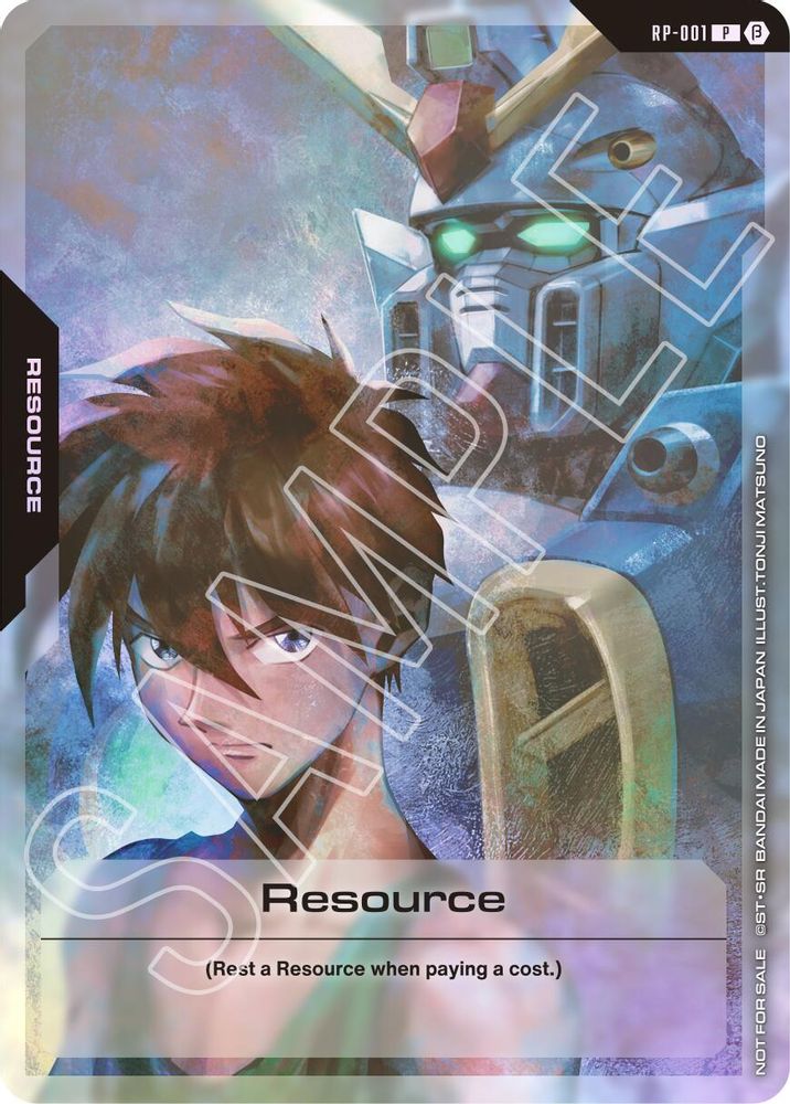 Resource (RP-001) (Edition Beta BANDAI TCG+ Store Trial Event), Standard, front