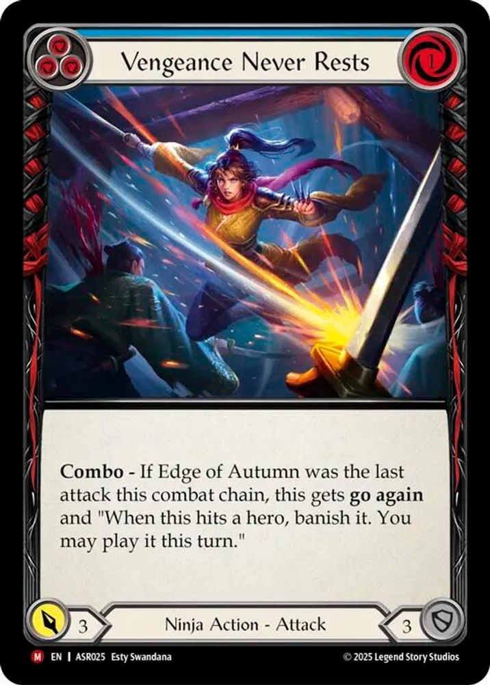 Vengeance Never Rests, Standard, front