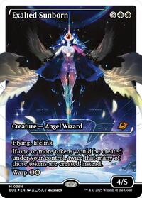 Exalted Sunborn (Showcase) (Fracture Foil), Edge of Eternities